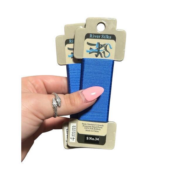 Lot of 17 River Silks 4mm Silk Ribbon Embroidery Needlework Assorted Colors - Picture 12 of 12